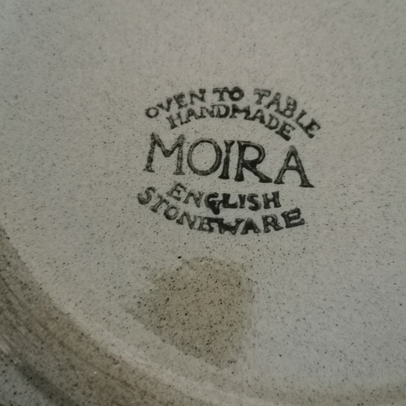 Vintage Moria Quiche Lorraine Stoneware Plate - Picture 3 of 6